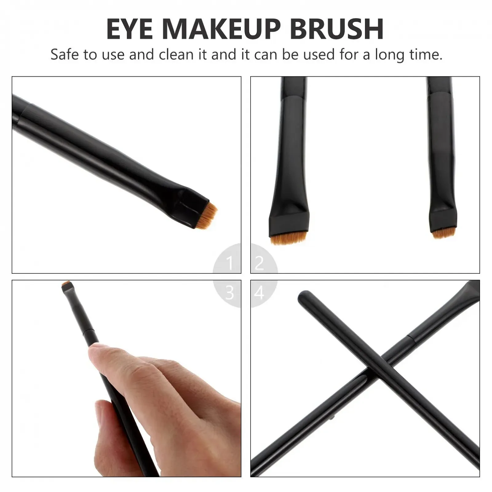 Набір пензлів для підводки очей Beauprettyуки, плоский, фото №5