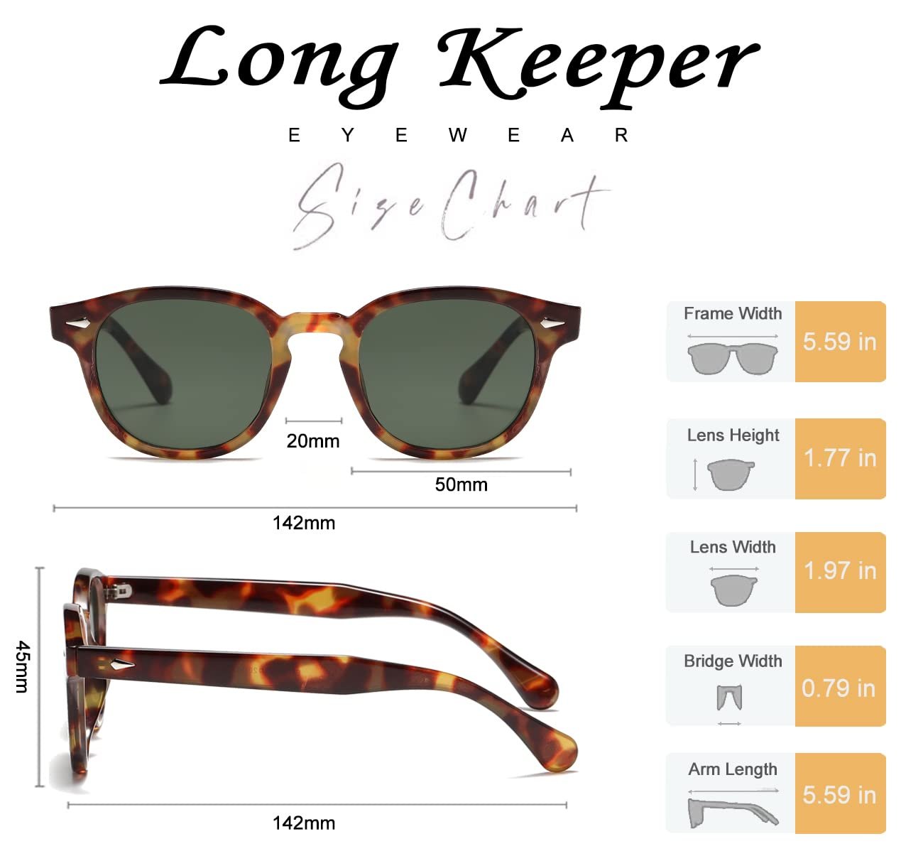 Солнцезащитные очки Круглые Long Keeper Ретро Унисекс Стиль, фото №3 Солнцезащитные очки Круглые Long Keeper Ретро Унисекс Стиль, фото №3