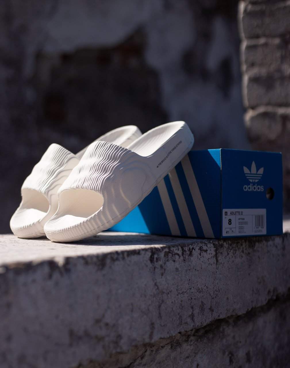 Тапочки Adidas Adilette 22 Milk, фото №6