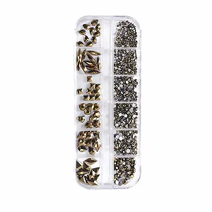 Стрази Скло для нігтів Блискітки - Фото 1