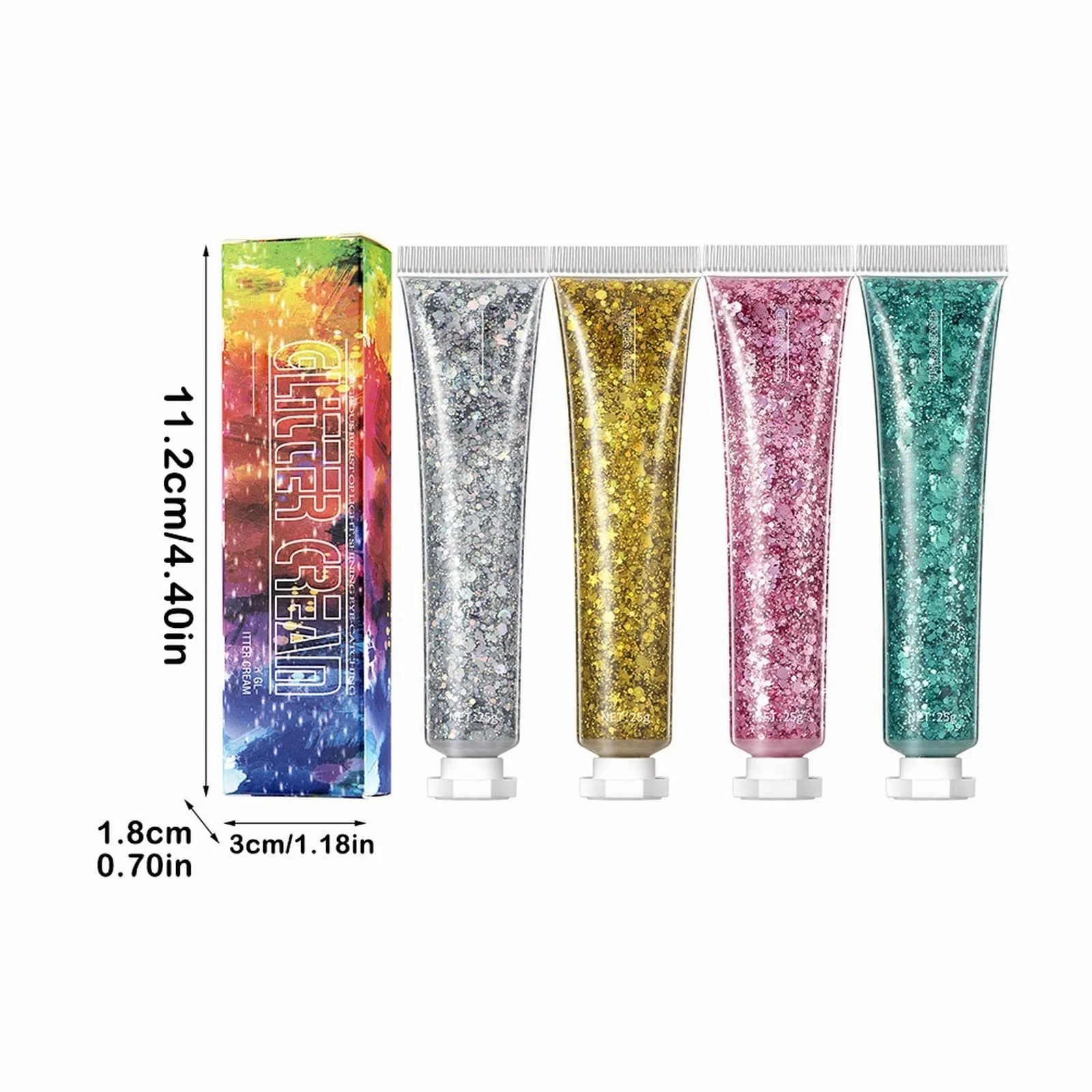 Жидкие тени-Глиттер Бриллиантовый 6 Цветов Металлик Водостойкая Блестящий Финиш, фото №5 Жидкие тени-Глиттер Бриллиантовый 6 Цветов Металлик Водостойкая Блестящий Финиш, фото №5