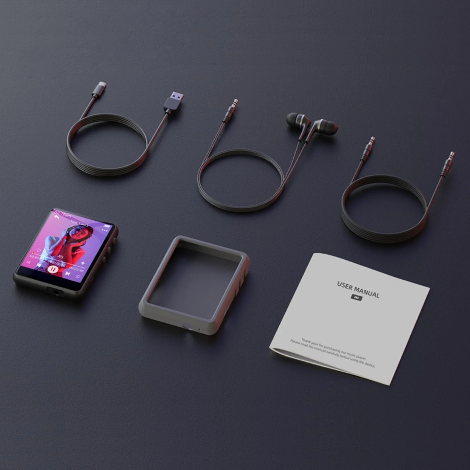 MP3 плеєр ZAQE 64GB Bluetooth 5.3 Чорний, фото №8