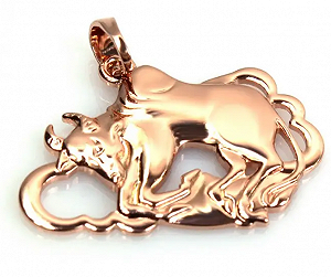 Кулон Телець-знак зодіаку для жінок - Фото 1