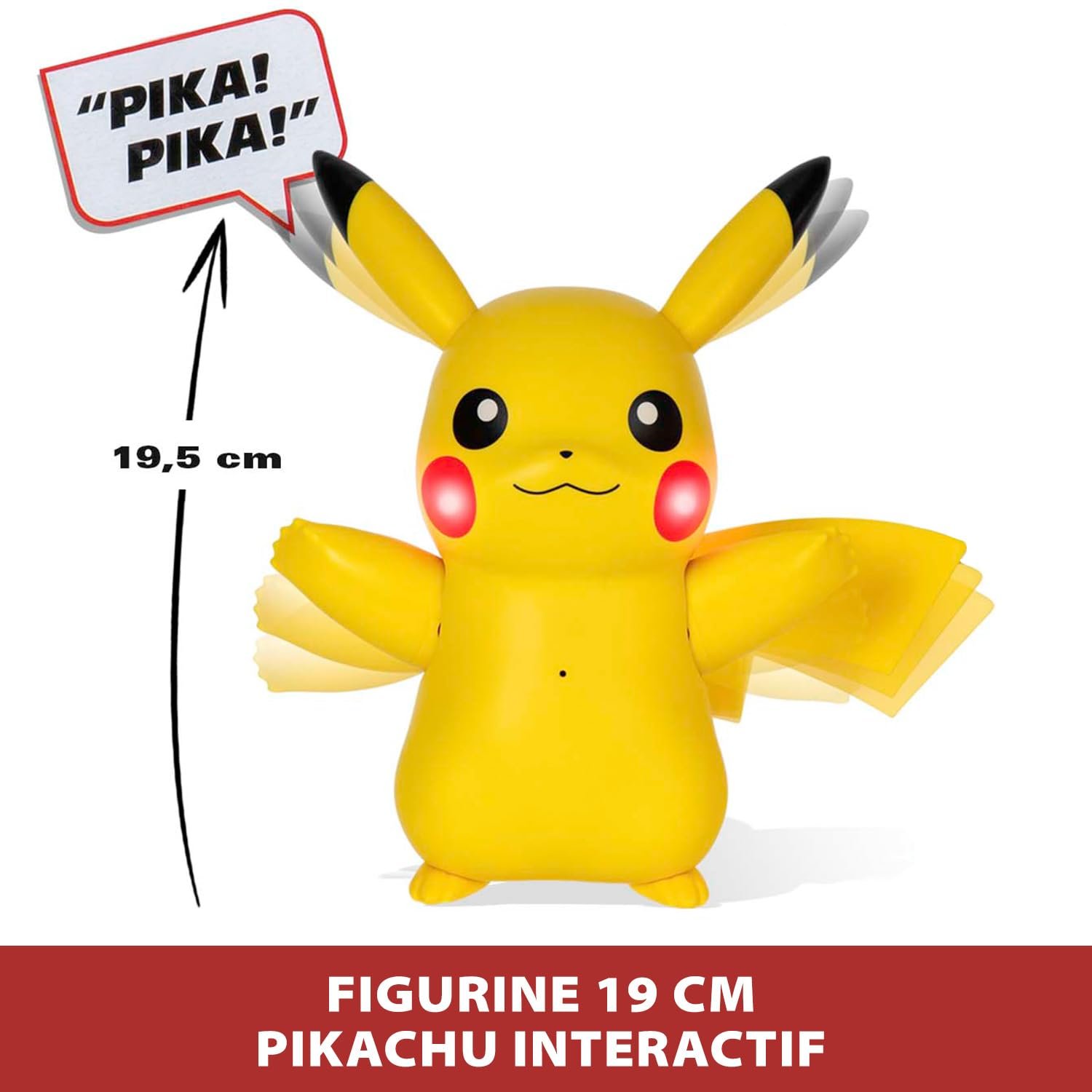 Інтерактивна Фігурка Pokemon Pikachu + аксесуар, фото №2