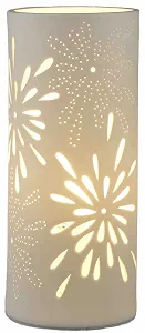 Настільна лампа HGD Porcelain Керамічна Біла - Фото 1