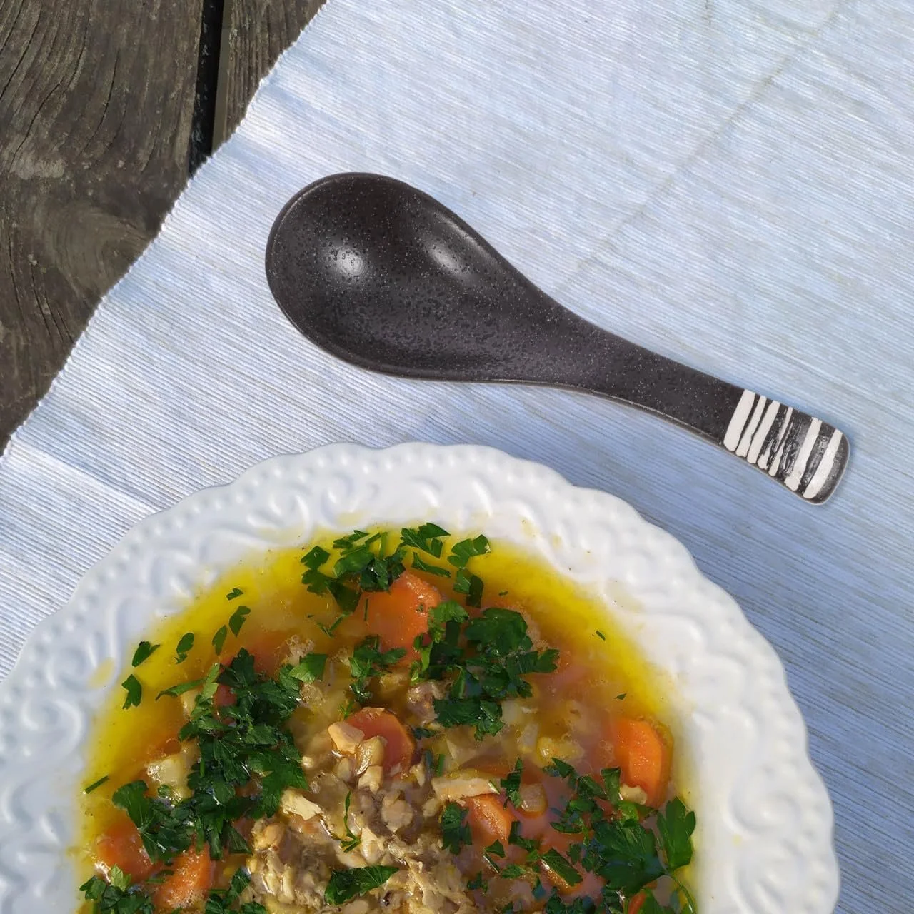 Набір керамічних ложок для столового посуду, ретро, для азіатських супів, фото №7