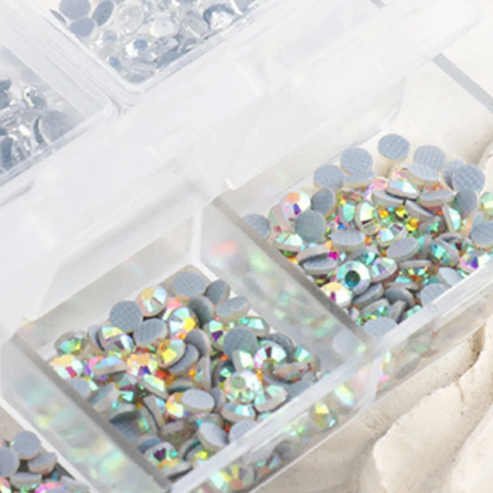 Блёстки для ногтей Brussel, 12 ячеек/коробка, смешанные металлические блёстки для ногтей, пайетки для маникюра, бисер, камни, украшения для ногтей 2#, фото №2