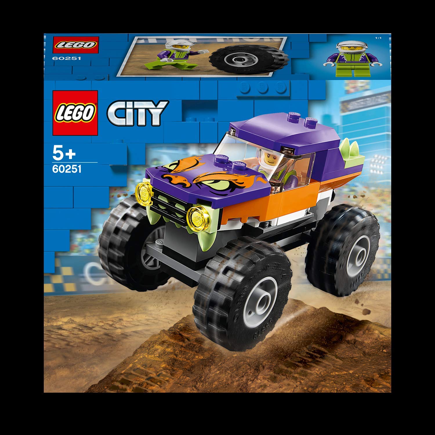 Кубики LEGO City Monster Truck 60251, фото №4 Кубики LEGO City Monster Truck 60251, фото №4
