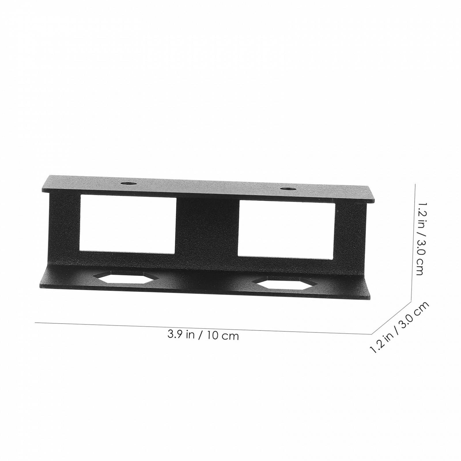 Полка для ноутбука из стали Углеродистая сталь Прочный Держатель для ноутбука под стол Экономия места Держатель для планшета Черный для офиса и дома, фото №7