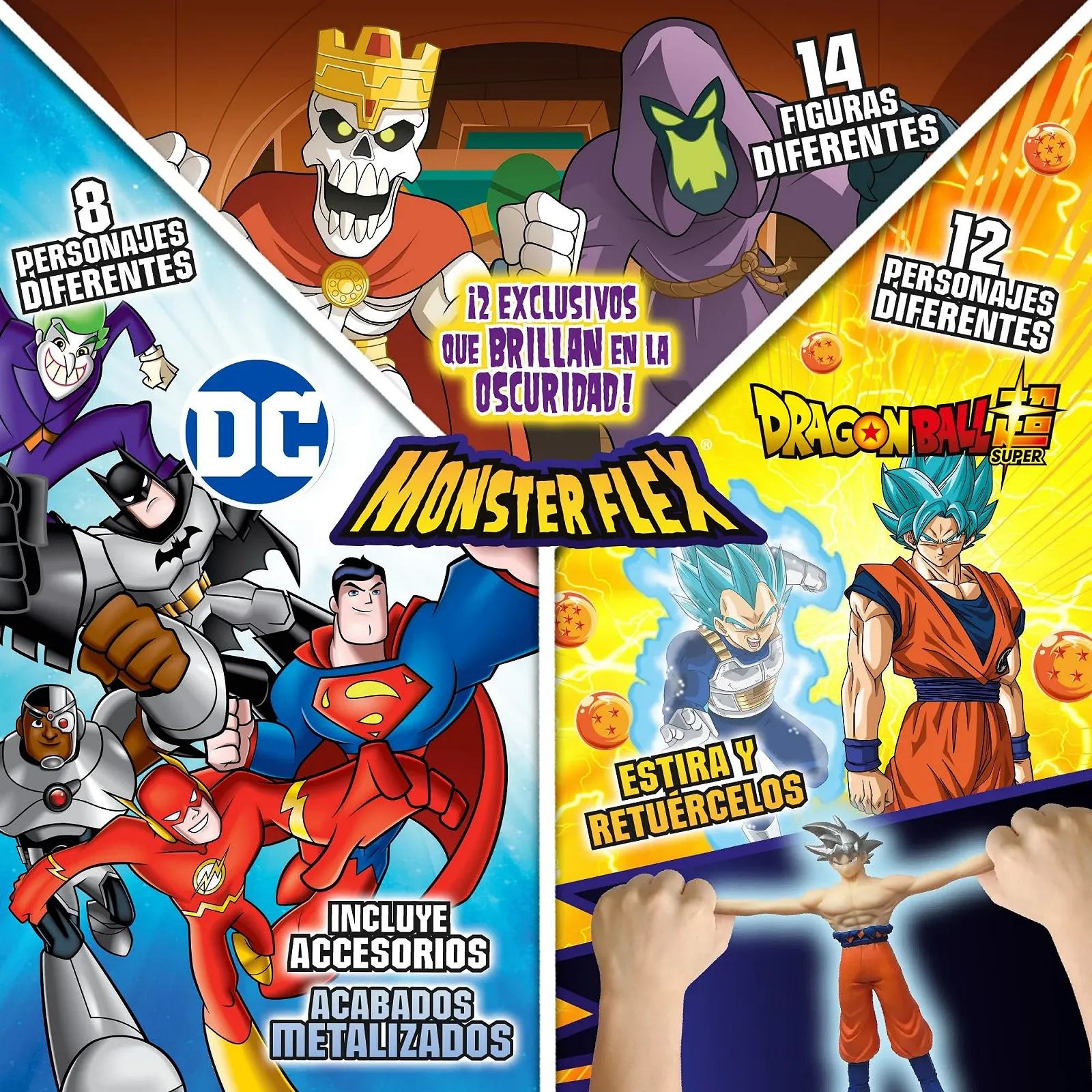 Фигурка Bizak Monsterflex Dragon Ball Goku Blue Super Saiyan эластичная 25 см, фото №8 Фигурка Bizak Monsterflex Dragon Ball Goku Blue Super Saiyan эластичная 25 см, фото №8