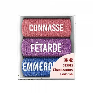 Носки STC Sequin Trio Набор, разноцветный, средний, разноцветные - Фото 1