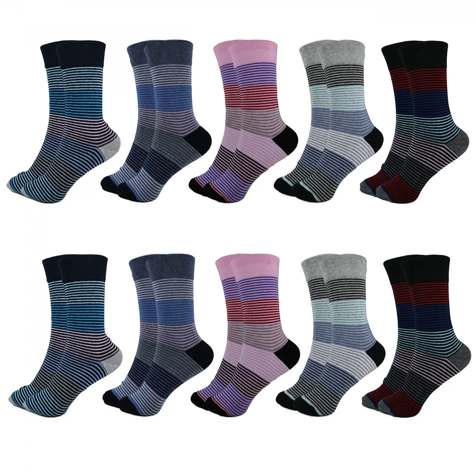 Носки Хлопковые Женские/Девичьи, 10 пар, Размер 35-42, фото №4