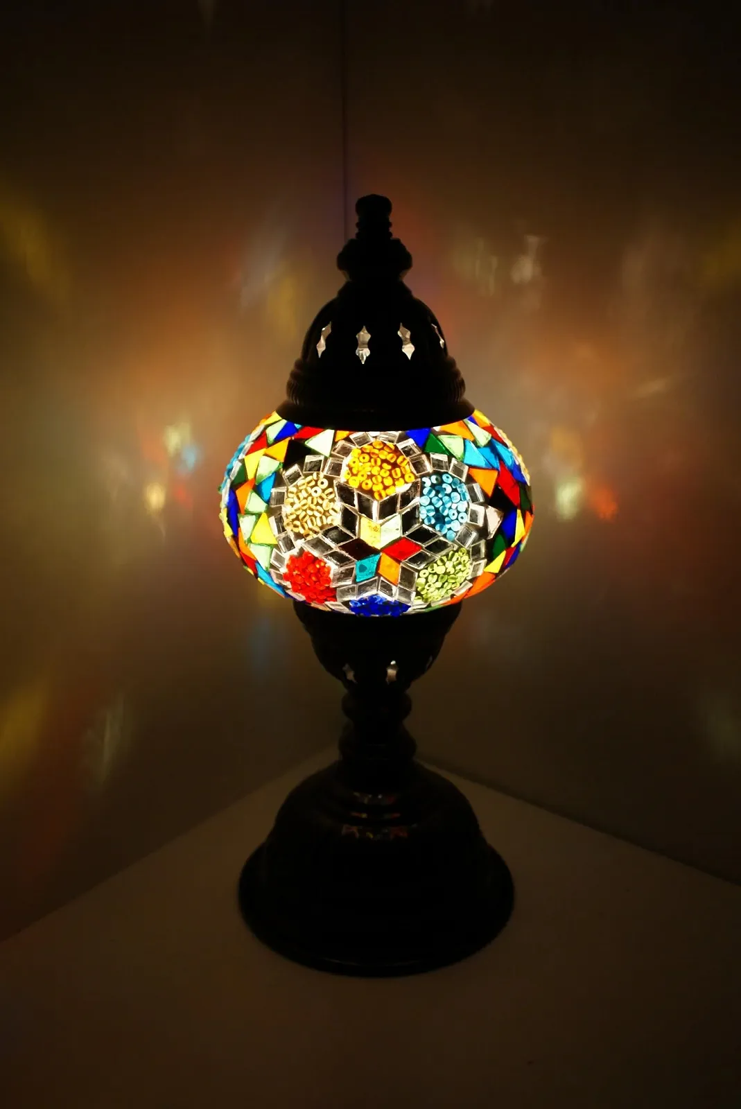 Настільна лампа Samarkand Lights Oriental Mosaic Star E14 Різнокольорова, фото №1