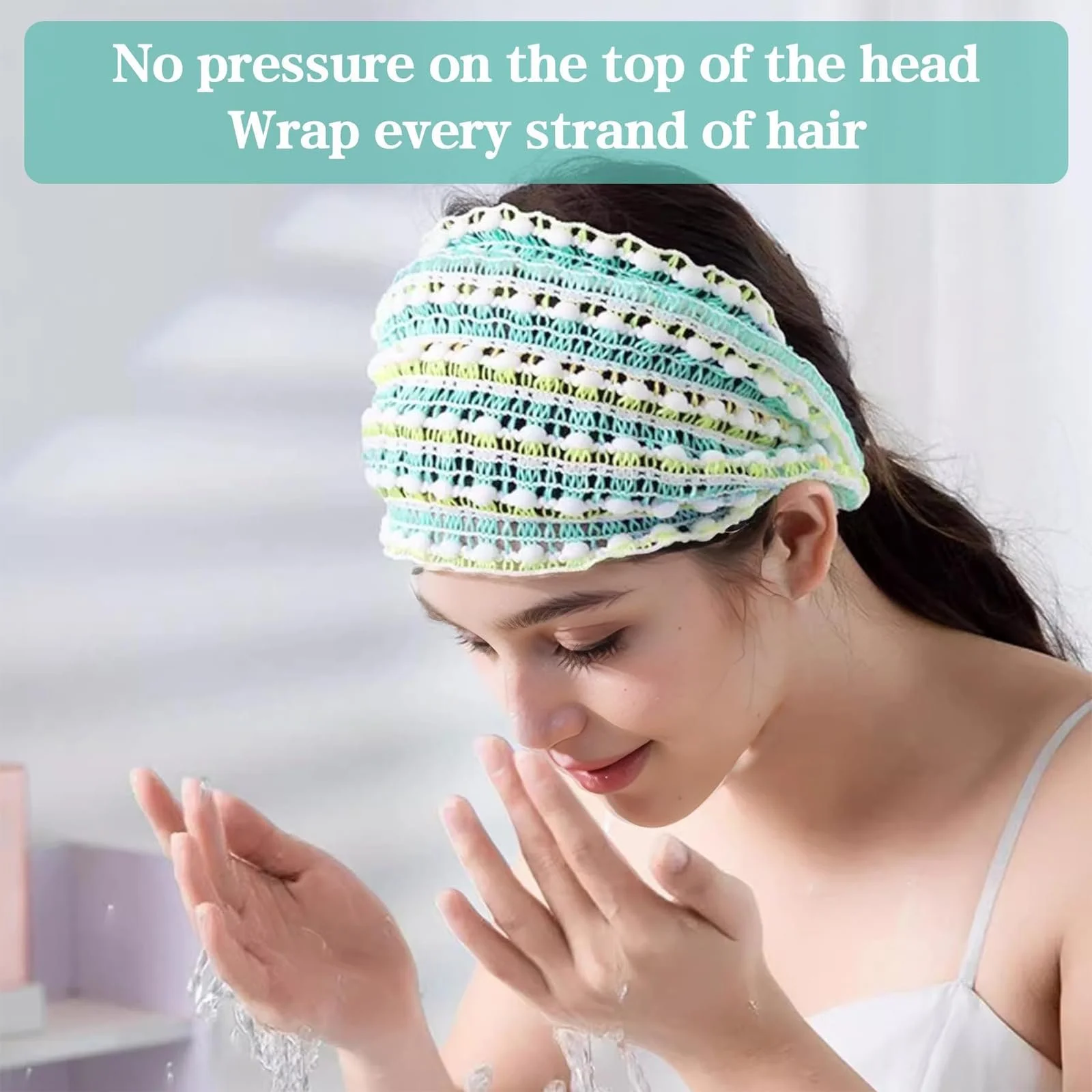 Набір косметичних пов'язок для волосся (3 шт.), фото №5