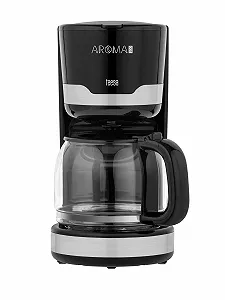 Кофеварка фильтрационная Teesa TSA4006 Aroma 100 со стеклянным кувшином черная synthetic.ua - Фото 1
