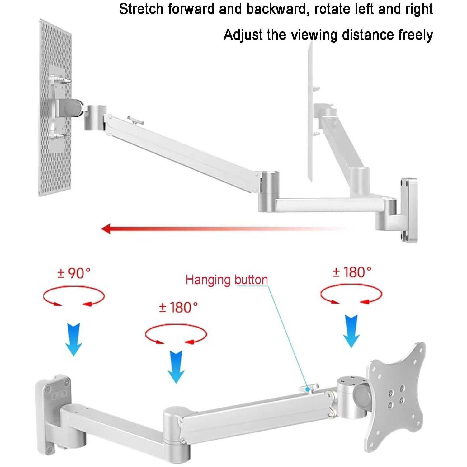 Регульована вентильована підставка для ноутбука з можливістю повороту під різними кутами для покращеного розсіювання тепла вдома та в офісі, фото №3