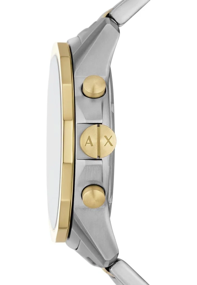 Чоловічий годинник Armani Exchange Silver Tone, кварцовий хронограф, корпус 44 мм, браслет з нержавіючої сталі, фото №5 Чоловічий годинник Armani Exchange Silver Tone, кварцовий хронограф, корпус 44 мм, браслет з нержавіючої сталі, фото №5