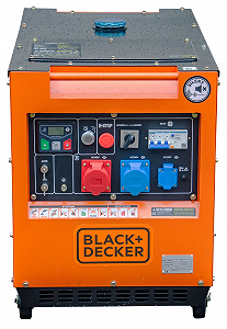 Дизельний генератор Black+Decker BXGND7900E 7,9 KVA Електростарт / Тихий / 3 Фази synthetic.ua - Фото 1