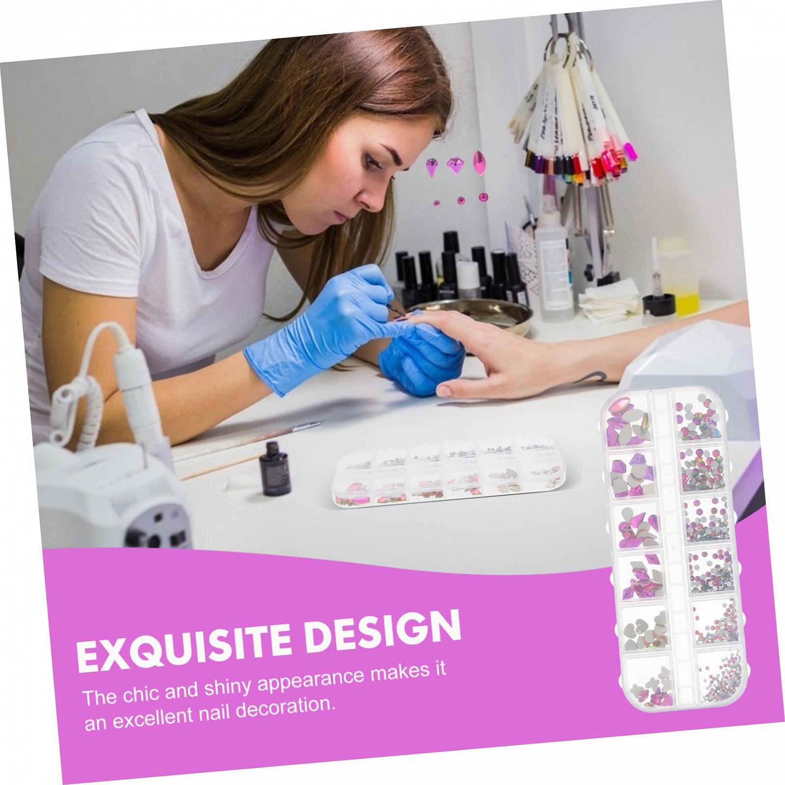 Healeved, набір для DIY, блискучі камені для декорування індивідуального манікюру, фото №7