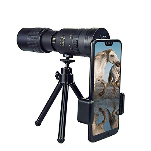 Монокуляр DERBUT 10-300x40 с адаптером для смартфона и штативом, фото №5