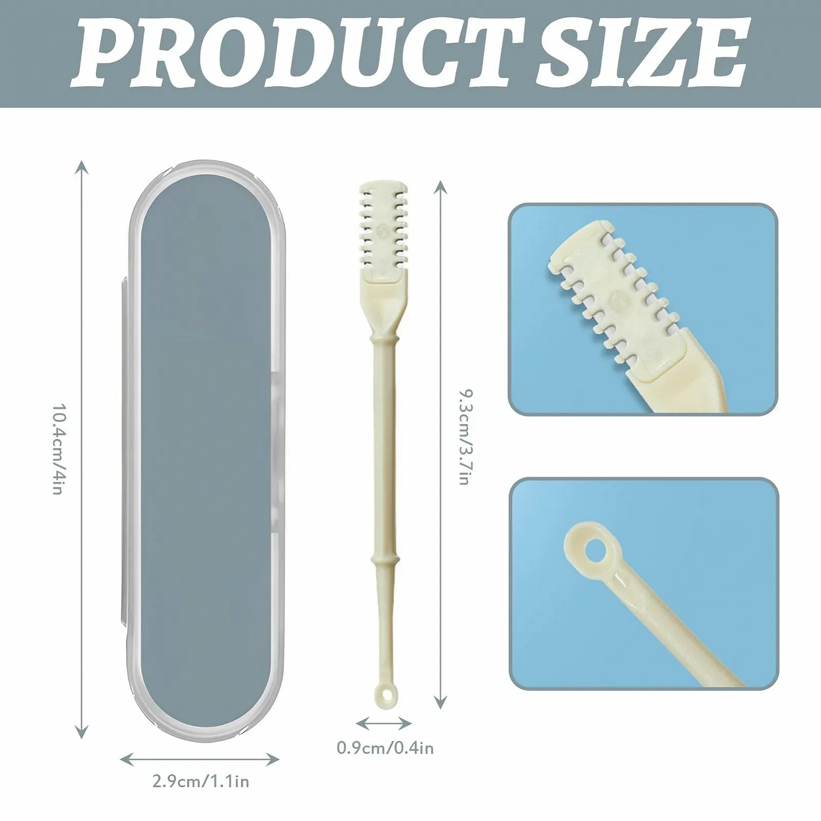 Тример для носа 2-в-1 Портативний 4 Шт, фото №2