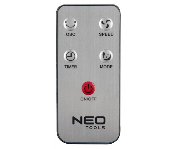 Neo Tools Вентилятор підлоговий професійний 45 Вт діаметр 40 см 3 швидкості двигун мідь 100 пульт, фото №5