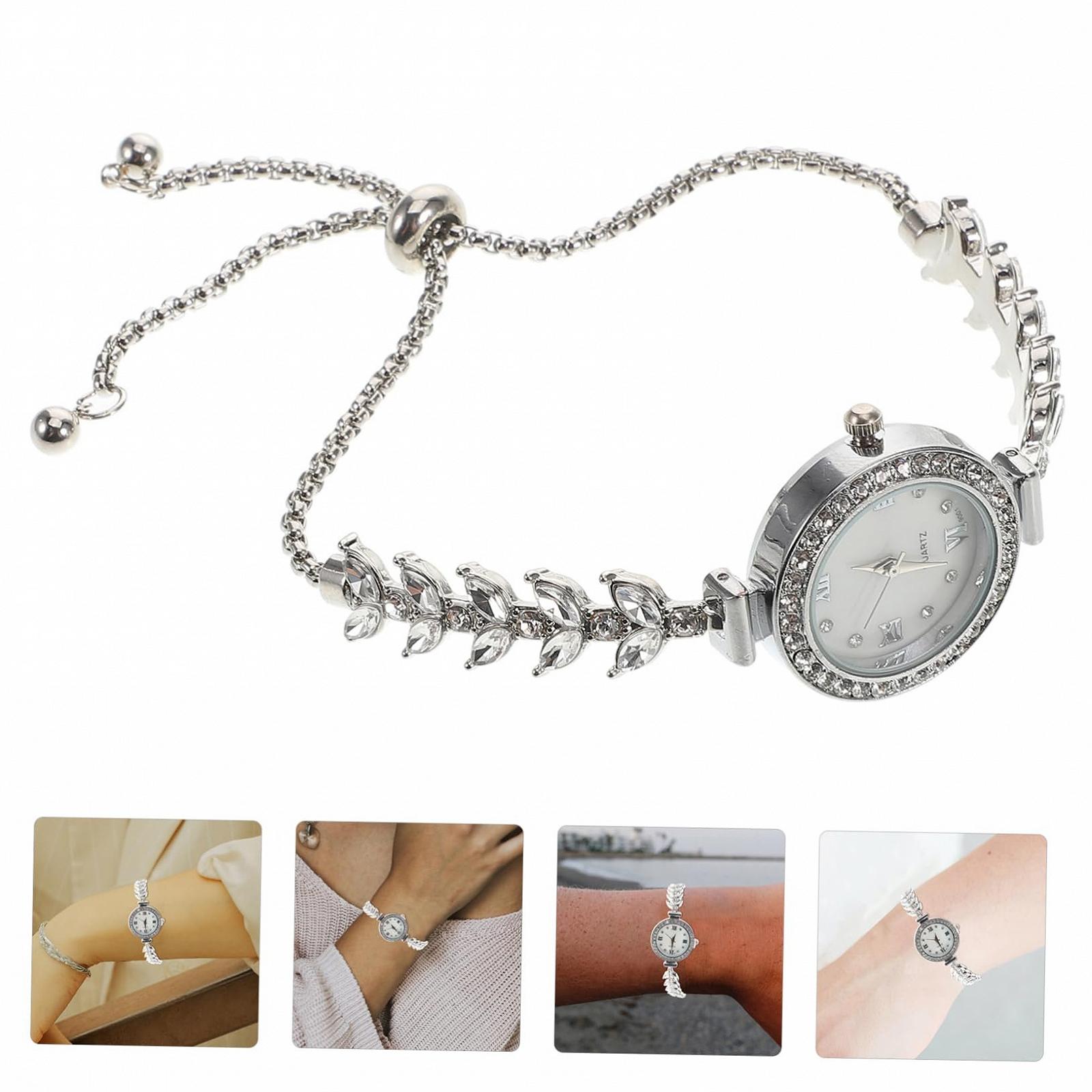 Женские часы-браслет с бриллиантами Beaupretty, водонепроницаемые, серебристые, кварцевые, фото №8 Женские часы-браслет с бриллиантами Beaupretty, водонепроницаемые, серебристые, кварцевые, фото №8