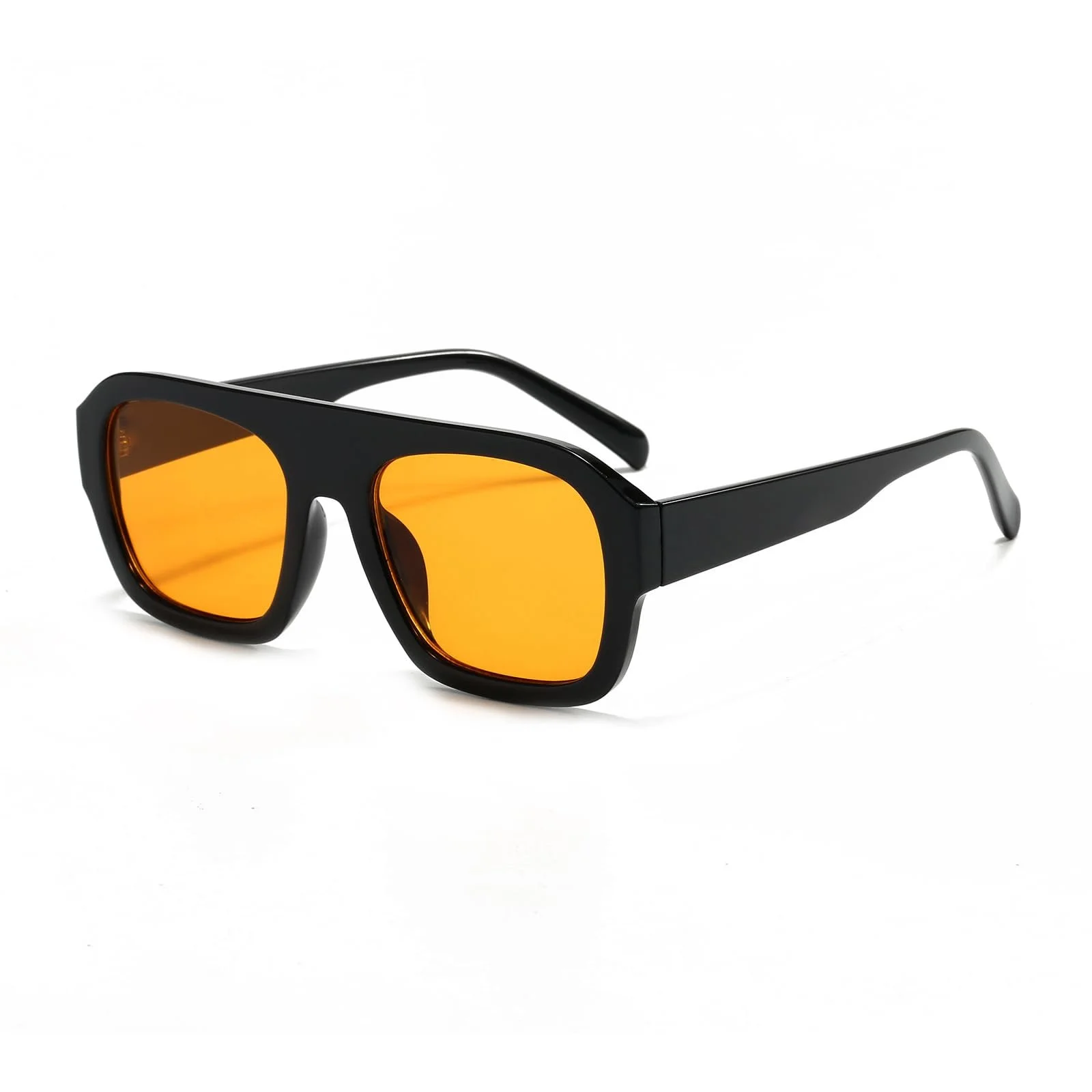 Солнцезащитные очки YAMEIZE Retro 70s Rectangle квадратные UV400, фото №1