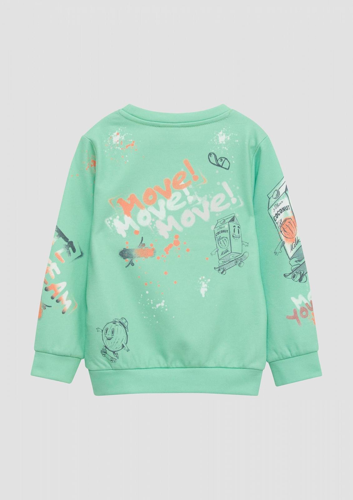 Толстовка s.Oliver мягкая с принтом по всей поверхности, фото №6