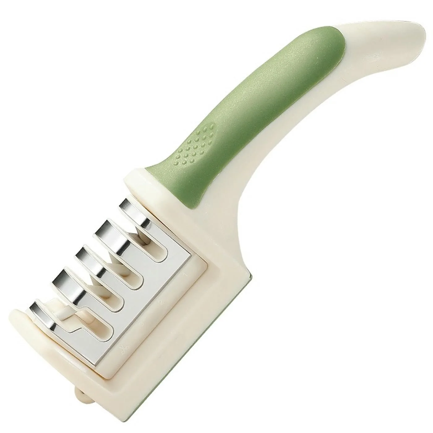 Точилка для кухонних ножів ручна швидка з ергономічною ручкою, фото №1