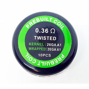 Набор спиралей для Бака PREBUILT Coil Twisted Kanthal 0.36 ohm synthetic.ua - Фото 1