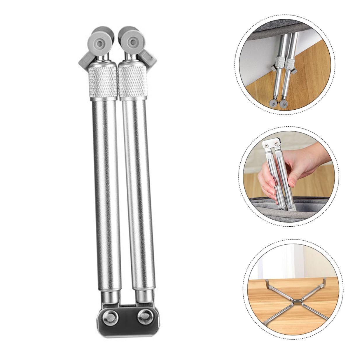 Подставка для ноутбука алюминиевая Gadpiparty регулируемая эргономичная угол наклона складная с нескользящей силиконовой накладкой и перфорированной конструкцией охлаждения для ноутбука, фото №5