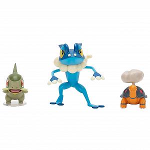 Набір бойових фігурок Pokémon PKW4089 - Куртель, Мілза, Амфіцель, офіційний набір фігурок - Фото 1