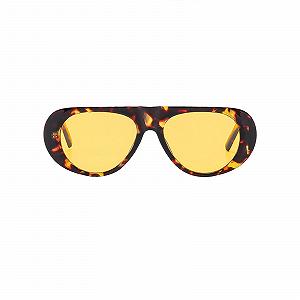 Солнцезащитные очки Long Keeper круглые винтажные большие ретро овальные черные UV400 synthetic.ua - Фото 1