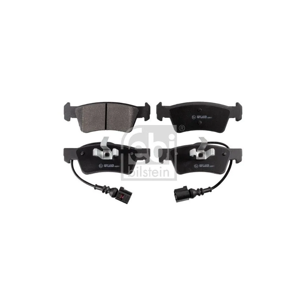Комплект тормозных колодок, дисковый тормоз FEBI BILSTEIN 16669 задняя ось для VW, фото №2