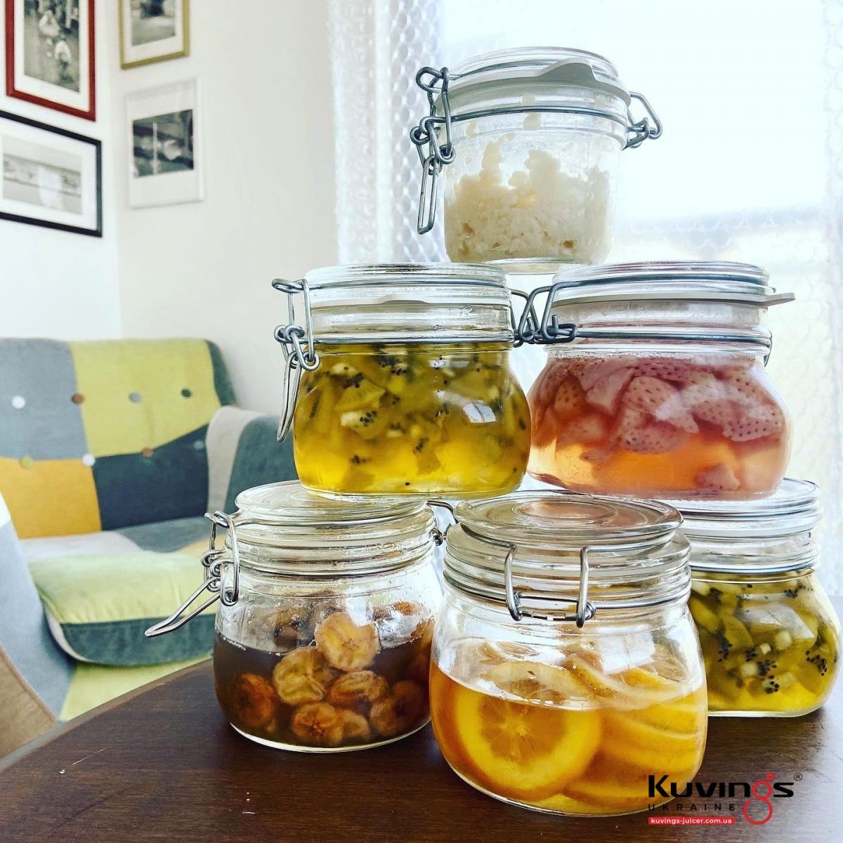 Ферментатор йогуртниця Kuvings KGC-712 Сіра, фото №9