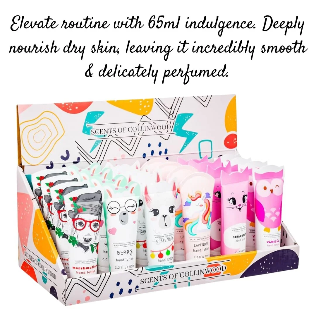 Крем для рук Зволожуючий Набір з 6 штук - Marshmallow, Grapefruit, Lavender та Vanilla аромати - 65 мл, фото №5 Крем для рук Зволожуючий Набір з 6 штук - Marshmallow, Grapefruit, Lavender та Vanilla аромати - 65 мл, фото №5