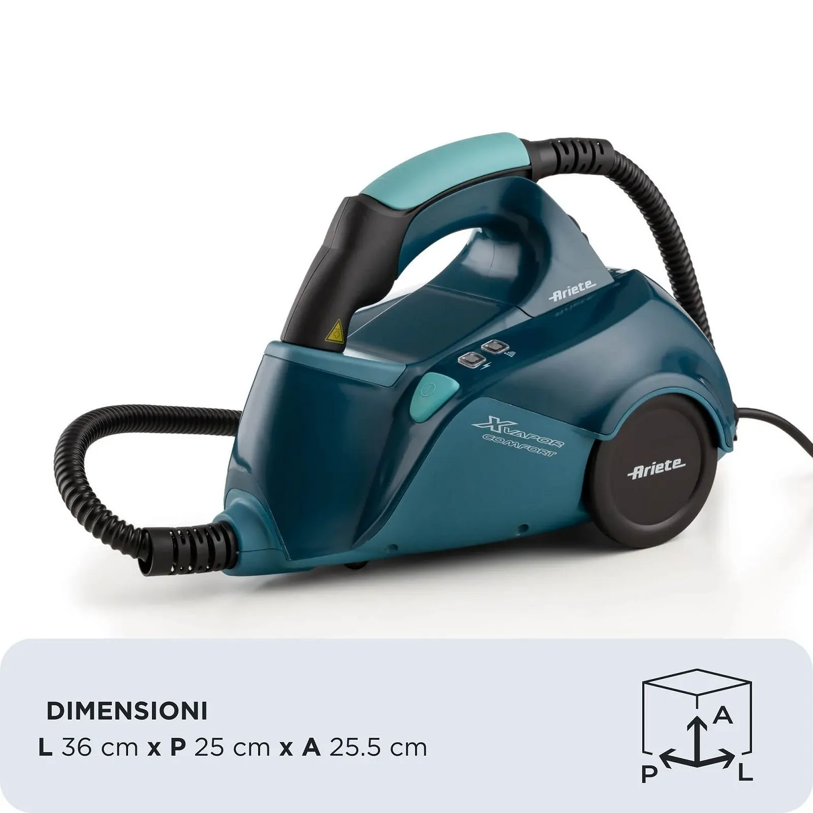 Пароочисник Ariete XVapor Comfort 4145 1500 Вт 5 бар Blue, фото №2