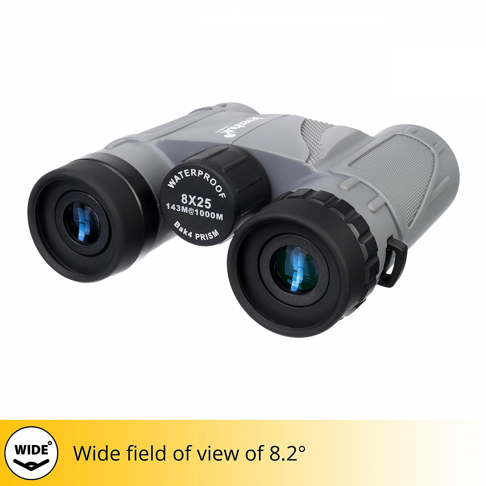 Бінокль Levenhuk Karma Plus 8x25 Компактний Водонепроникний з BaK-4 Скляною Оптикою, фото №6