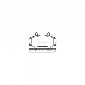 Комплект гальмівних колодок TRISCAN 8110 27935 передній міст для VOLVO - Фото 1