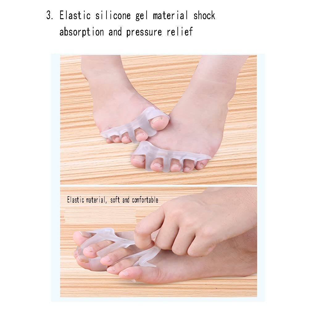 Роздільник для пальців ніг Гелевий CAZARU для перекриваючихся пальців ніг, простий у носінні у взутті, фото №2