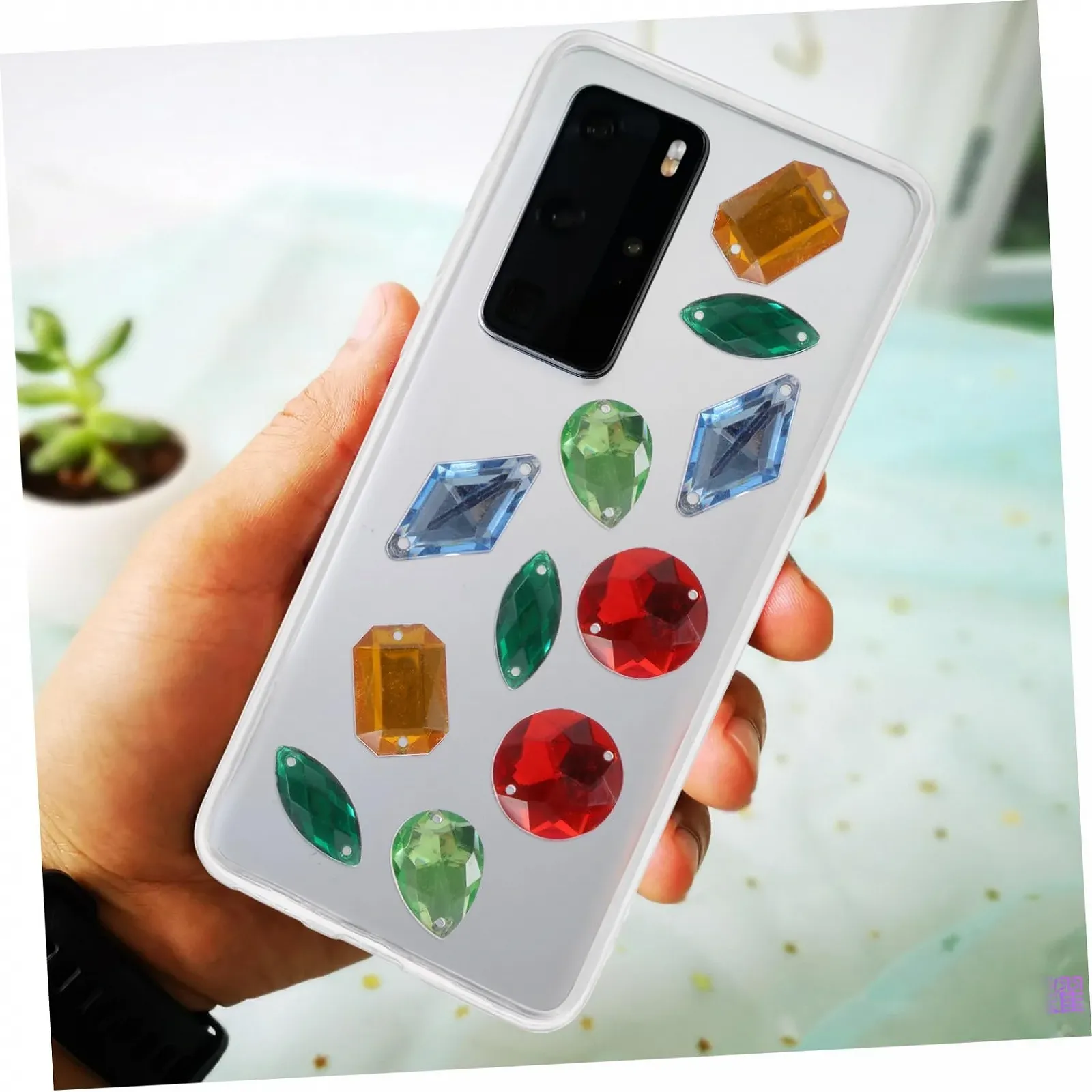 Стрази POPETPOP Craft Mit Flachen для прикраси взуття та одягу, підходять для рукоділля та зберігання в коробці, фото №9