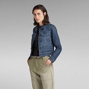 Женская джинсовая куртка G‑Star D‑Staq Panzer Stretch Denim Organic - M synthetic.ua - Фото 1