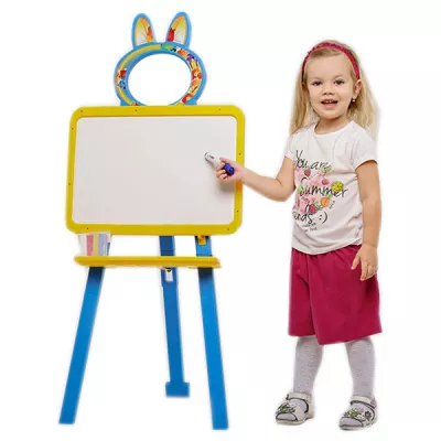 Набор для творчества Active Baby мольберт двусторонний жёлто-голубой (013777/0101), фото №2