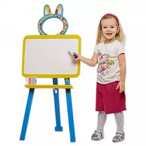 Набор для творчества Active Baby мольберт двусторонний жёлто-голубой (013777/0101) ціна на synthetic.ua - Фото 1 Набор для творчества Active Baby мольберт двусторонний жёлто-голубой (013777/0101) synthetic.ua - Фото 1