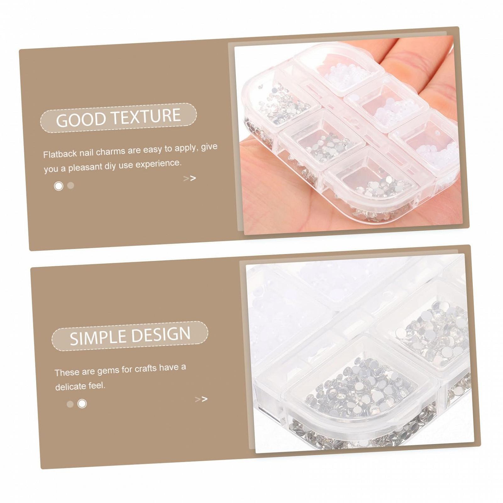 Намистини для нігтів FRCOLOR, підвіски, фото №3