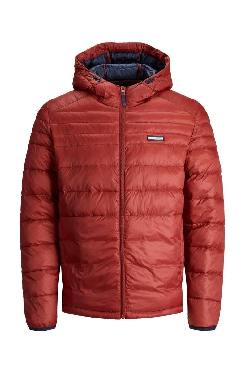 Куртка Jack&Jones PUFFER HOOD NOOS 12189882 Красный S, фото №1