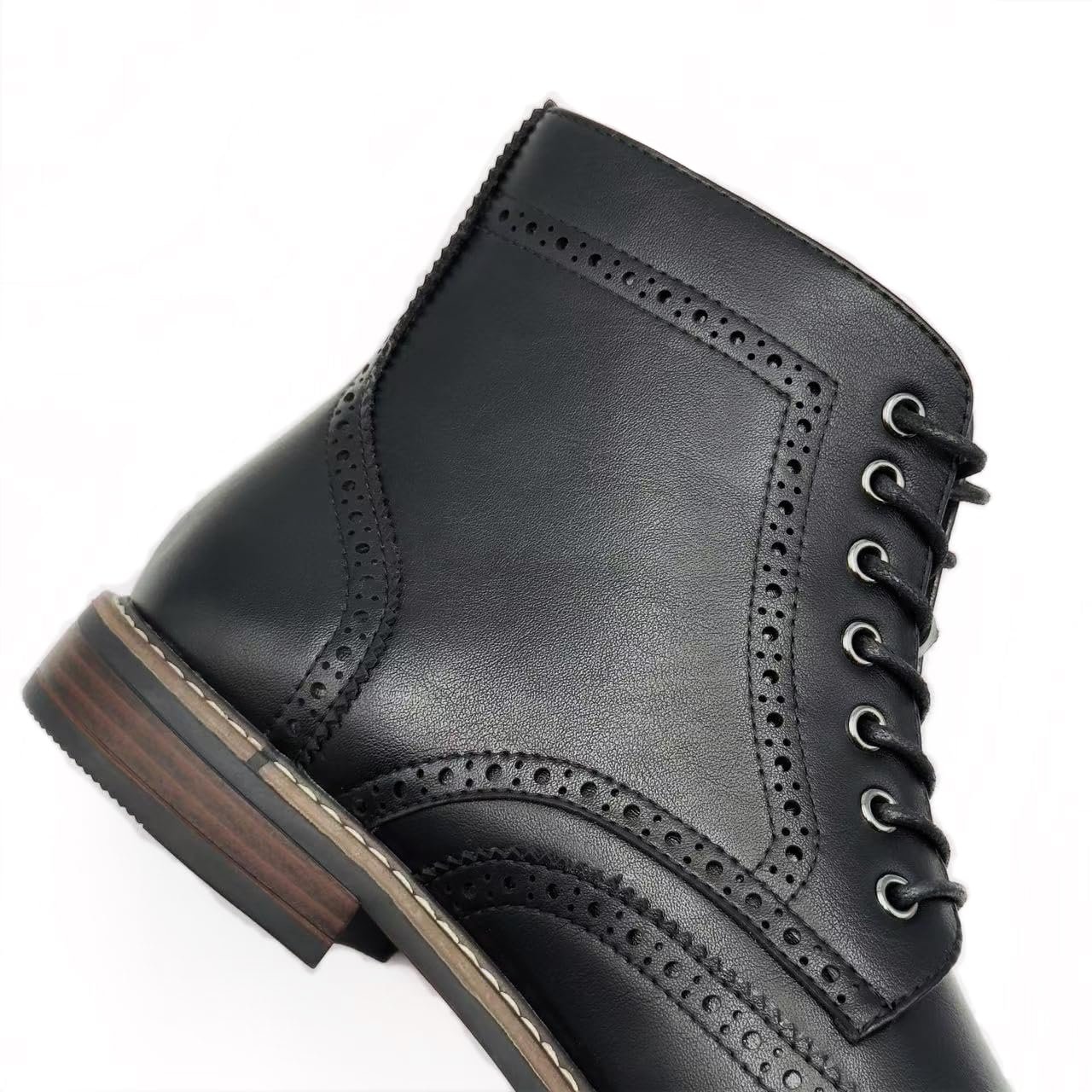 Чоловічі черевики Броги Класичні Оксфорди на шнурівці, фото №6