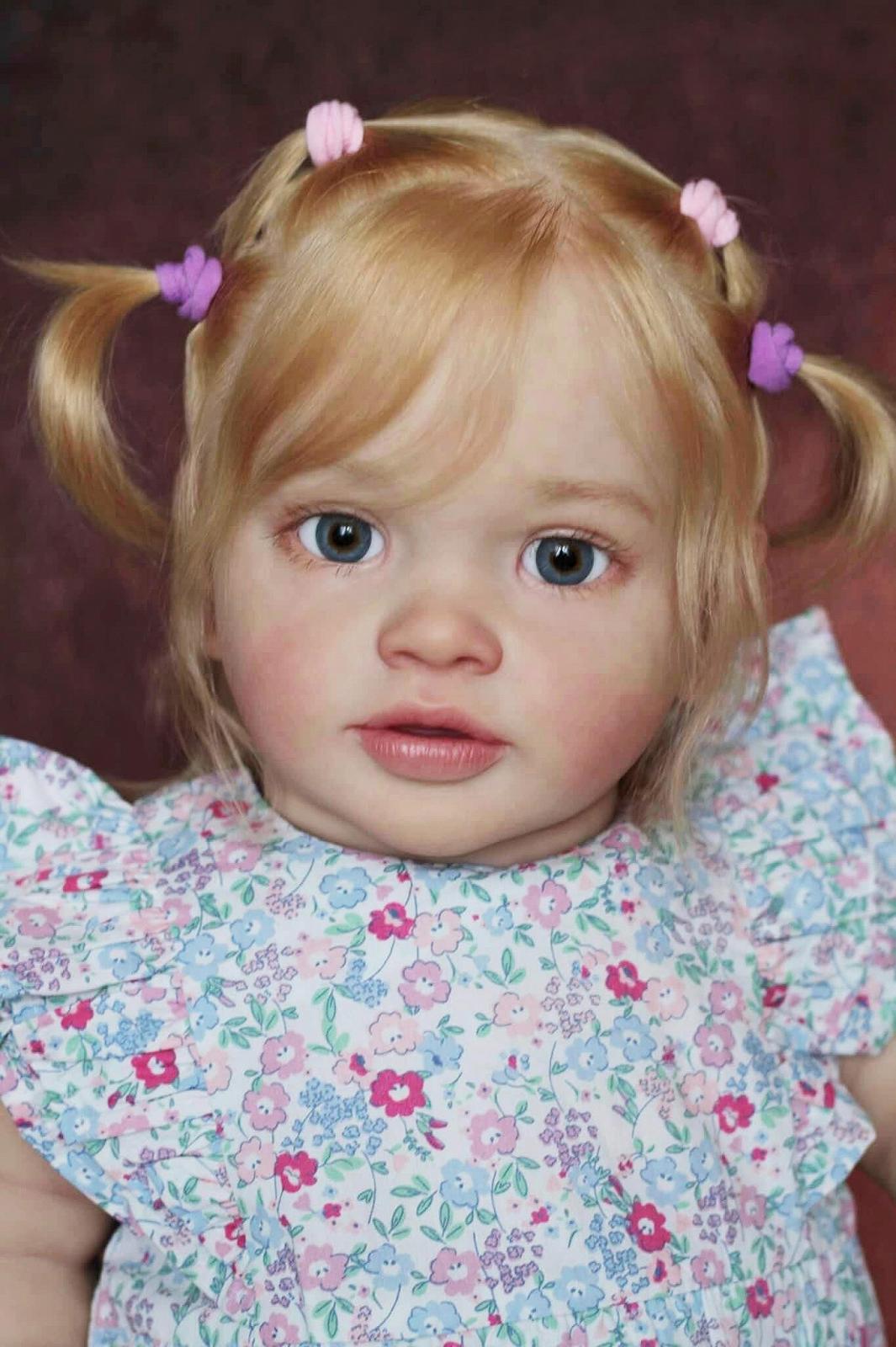 Кукла Zero pam Reborn Baby Girl 26 дюймов 70 см Большого размера Как настоящая малышка, фото №6