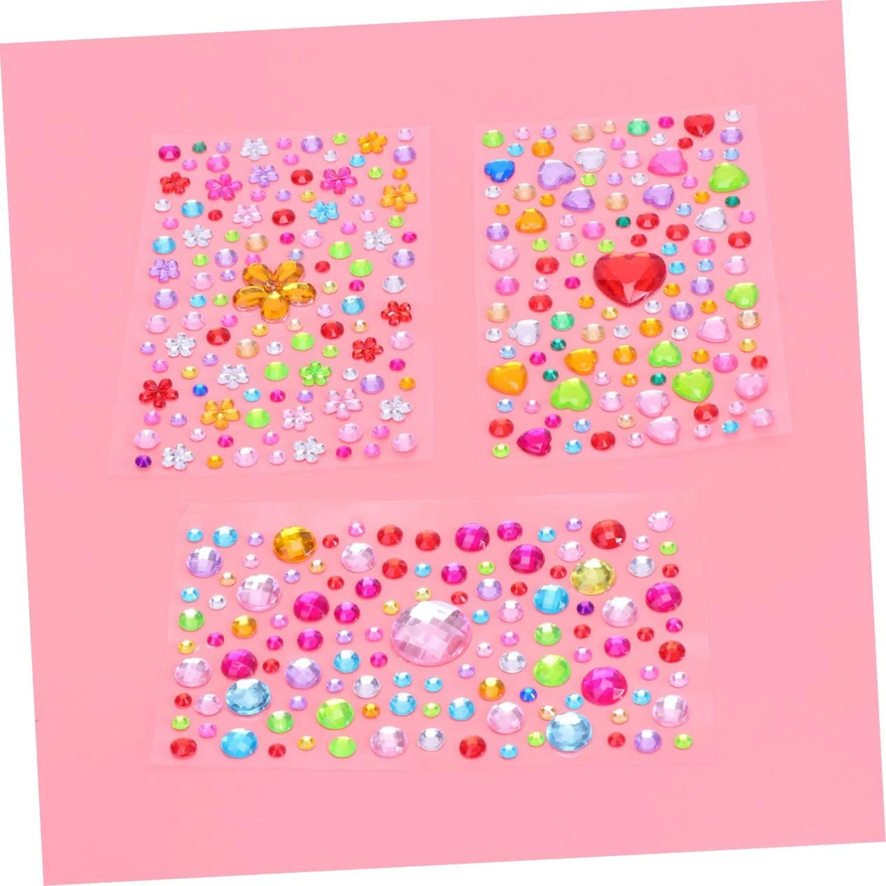 Наклейки Акрилові 18 аркушів, мозаїчні, фото №5